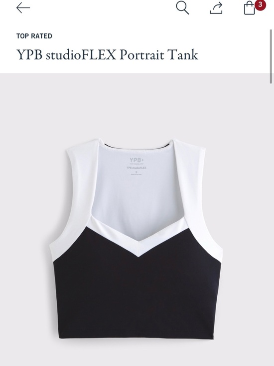 Abercrombie & Fitch Tops - Abercrombie and fitch studioFLEX Black & White Portrait Tank medium
